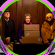 Main image: Steve Martin, Martin Short, and Selena Gomez in Only Murders In The Building (Photo: Craig Blankenhorn/Hulu); background image: composer Siddhartha Khosla (Photo: Eloy Muñoz)
